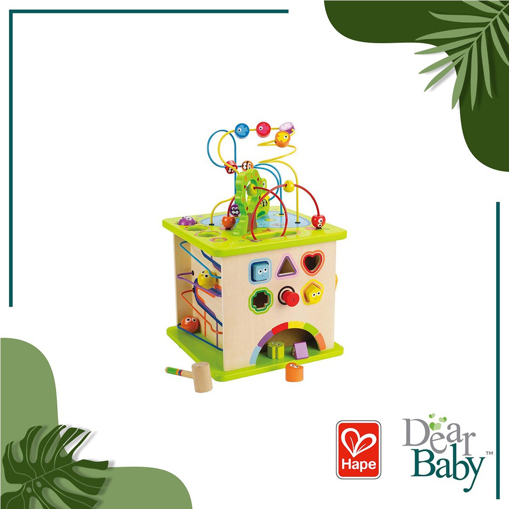 hape country critters play cube