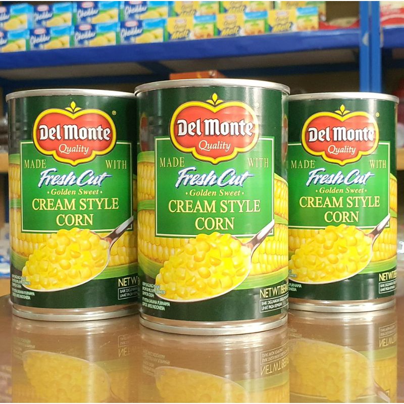 Delmonte Sweet Corn Cream Style / Sweet Corn Canned Delmonte 420Gr
