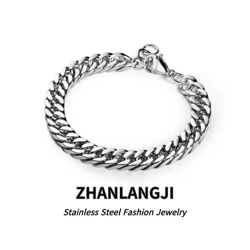 HAMANY Necklace,Titanium Steel Pendant Necklace Personality Punk European and American Accessories Stainless Steel Accessories