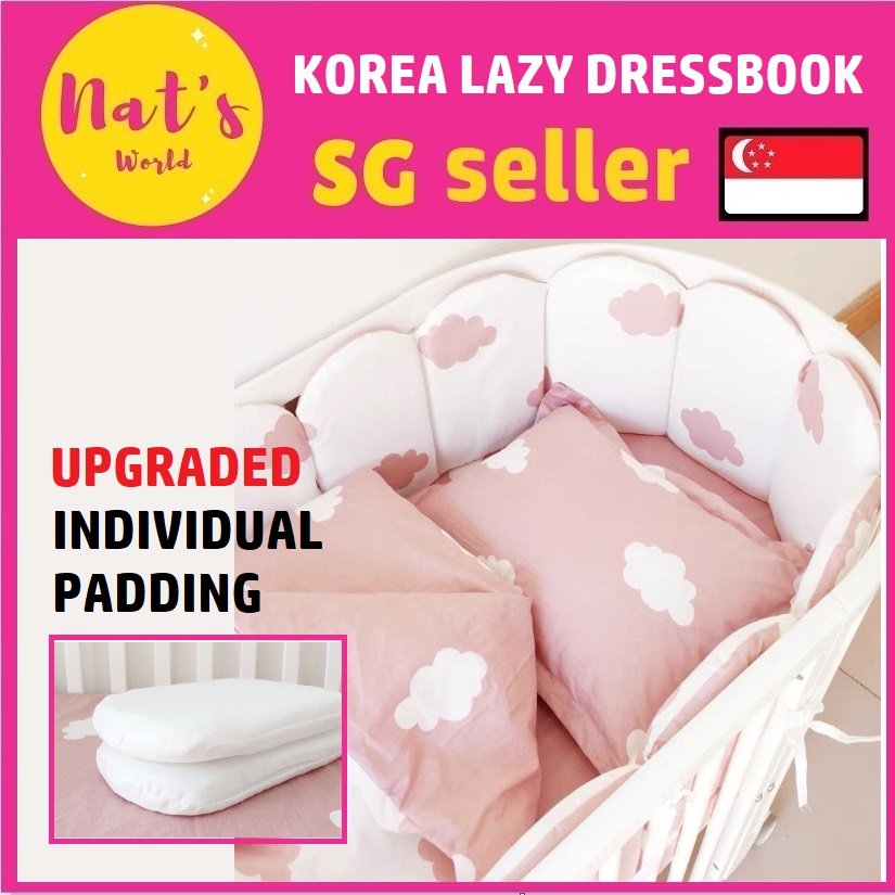 Baby Cot Bumper Cushion Crib Bedding Safety Rails For Children Kids