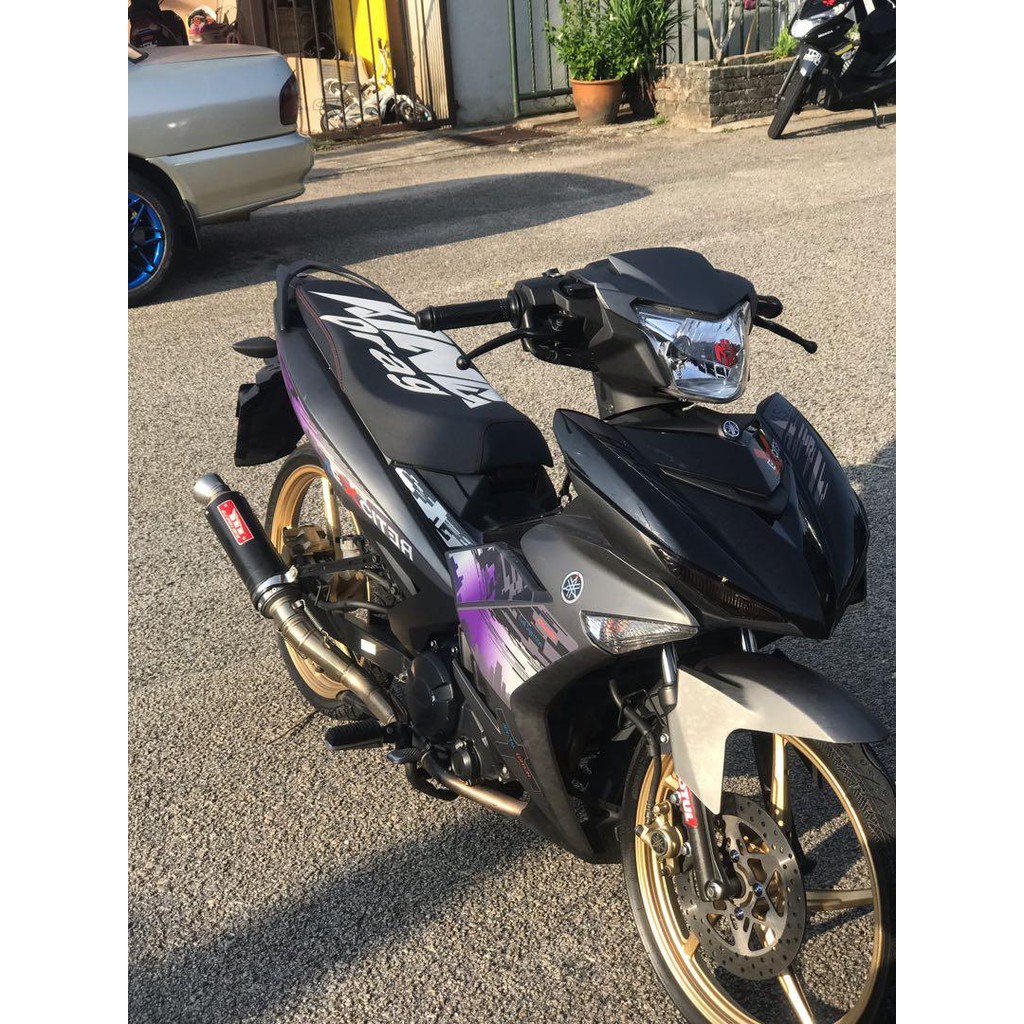 Shop Malaysia Siap Tanam Yamaha Y15zr Y15 V1 V2 Oem Coverset Cover Set Body Cover Exciter Dusk 2020 Grey Shopee Singapore