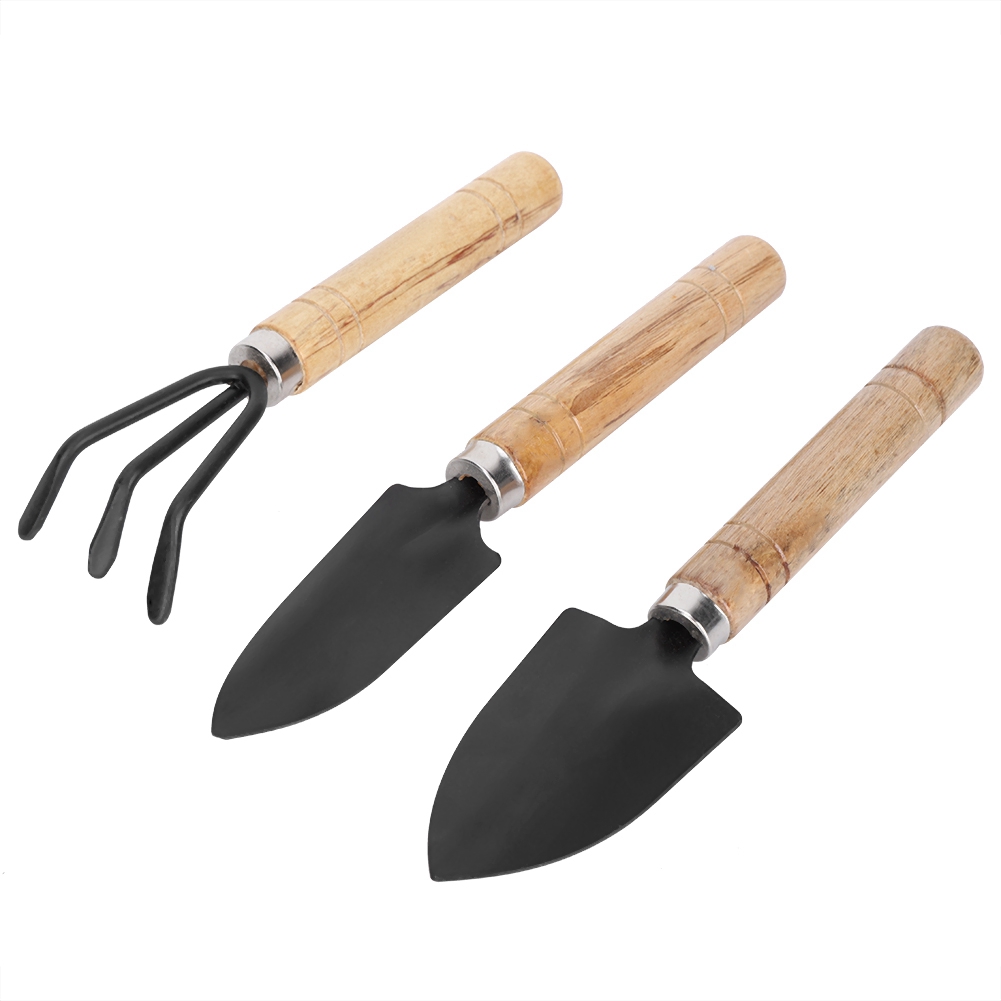 3pcs Mini Plant Gardening Tools Set Spade Claw Rake Shovel Flower Planting Tools Shopee Singapore