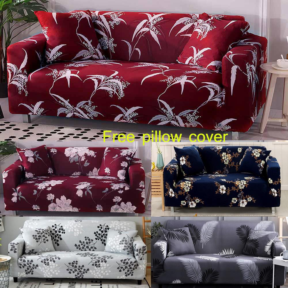 Sofa Cover 1/2/3/4 Seater Sofa Anti-Skid Stretch Protector Couch Slip Cushion #0