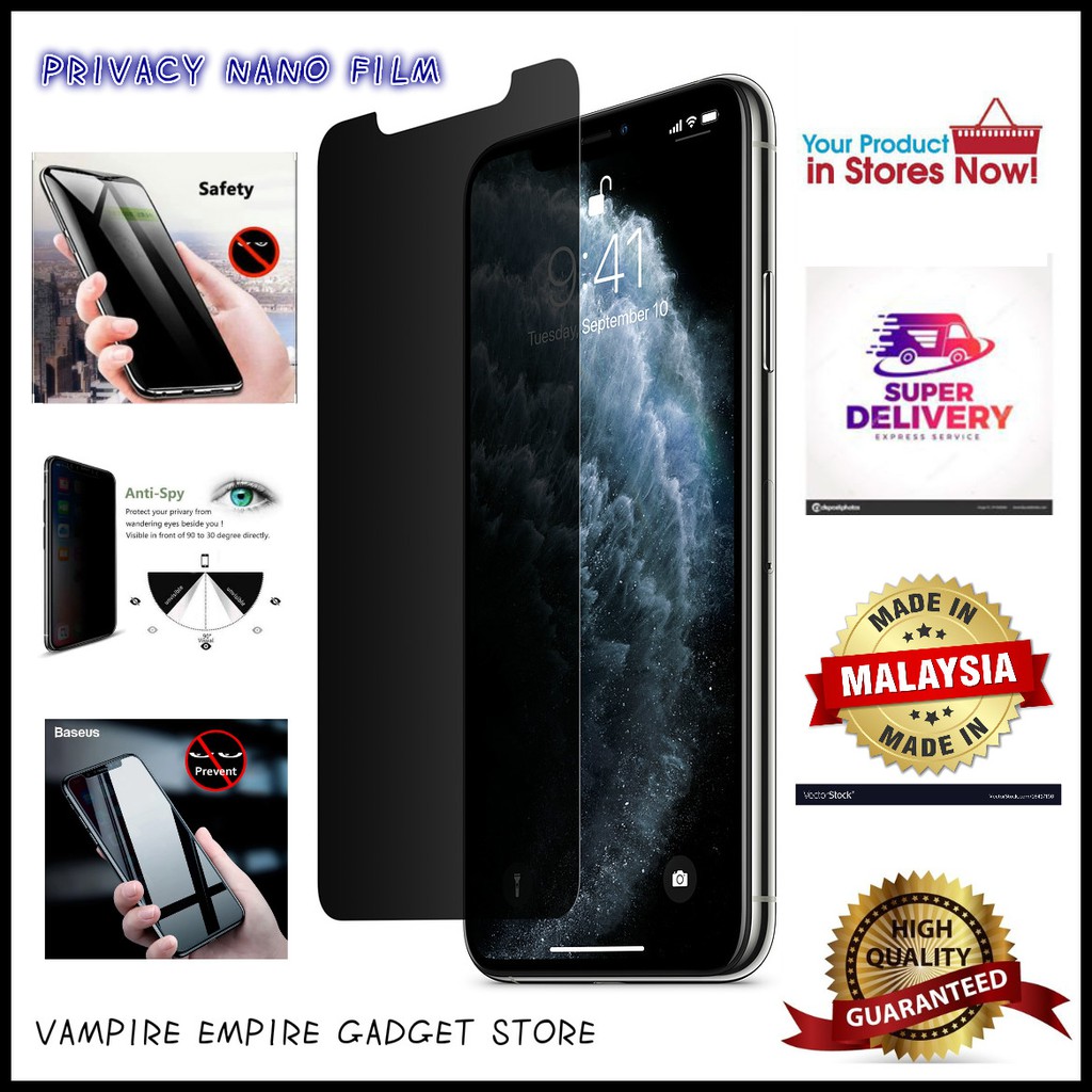 Asus Zenfone 4 Max Plus Zc554kl Zenfone 4 Max Pro Zc554kl Zenfone 4 Max Zc554kl Privacy Nano Film Screen Protector Shopee Singapore