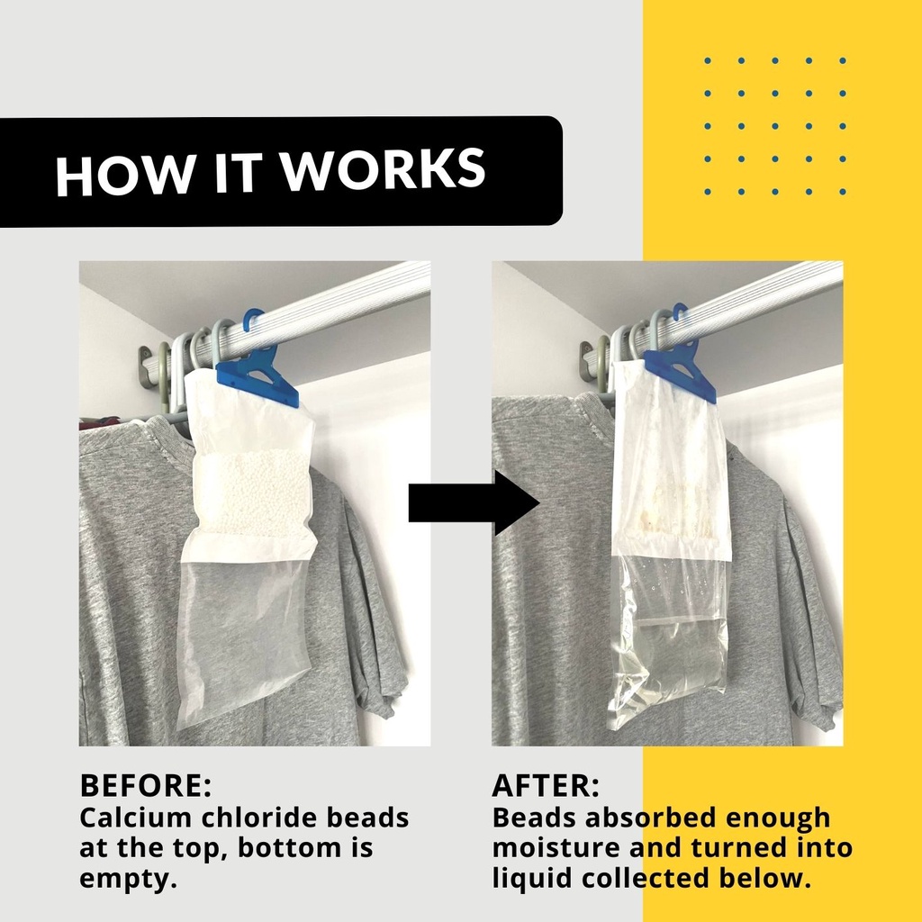 Hanging Dehumidifier Wardrobe Moisture Absorber Shopee Singapore