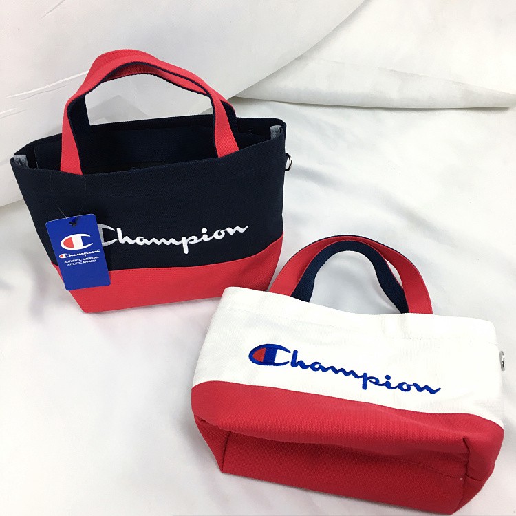 champion tote bag mens red
