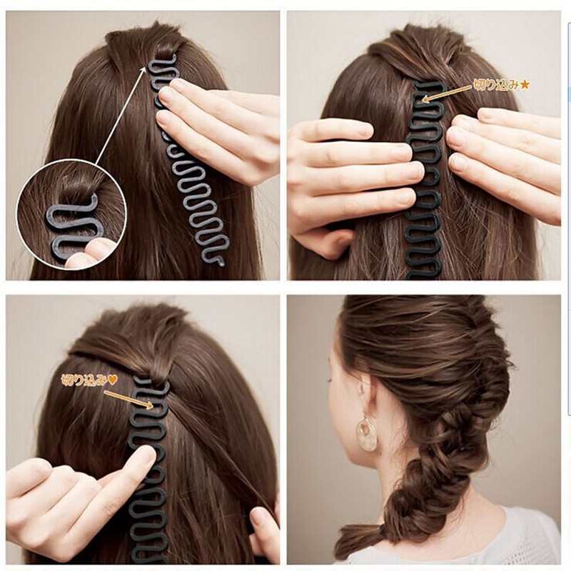 3 Pcs Hair Accessories Bun Maker Braid Styling Beauty Tool Hair