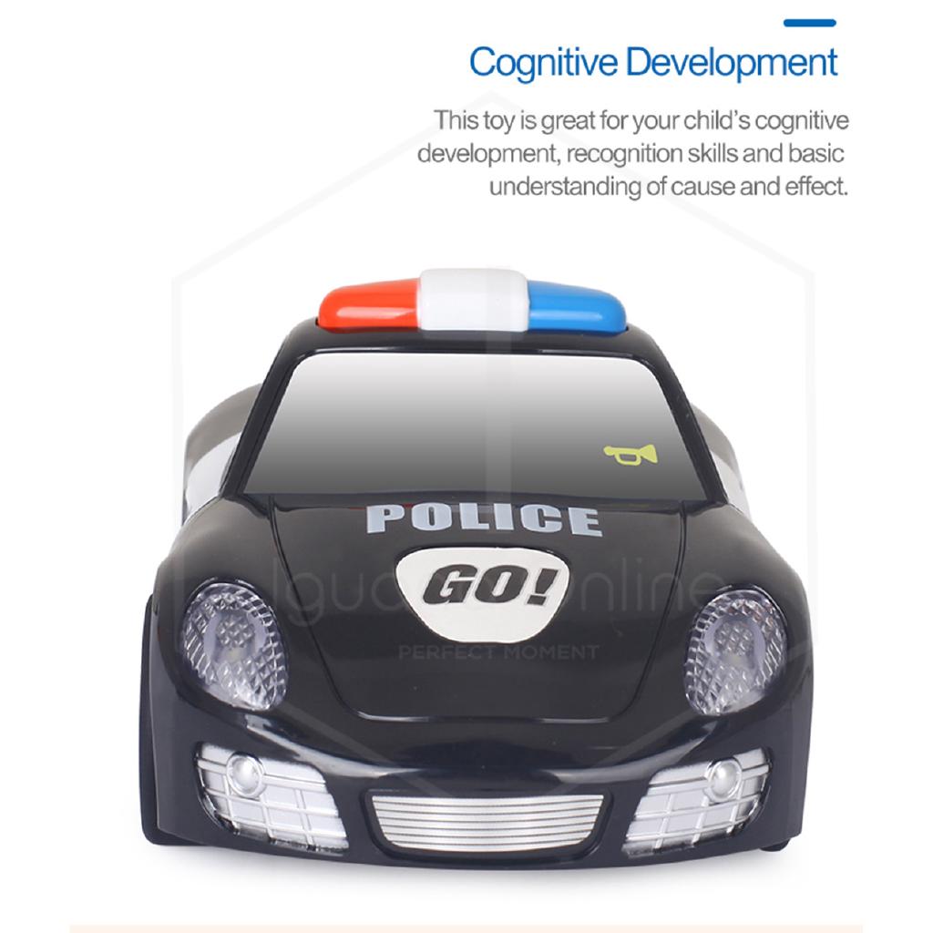 Police Car Miniature And Race Car With Stimulated Sounds ...