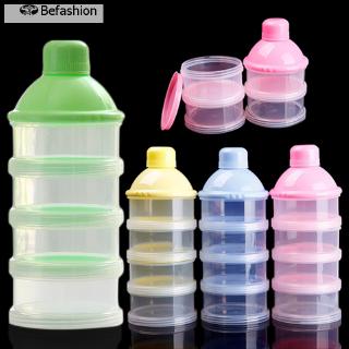 BF Portable Baby Infant Feeding Milk Powder &Food Bottle Container 3 Cells Grid Box