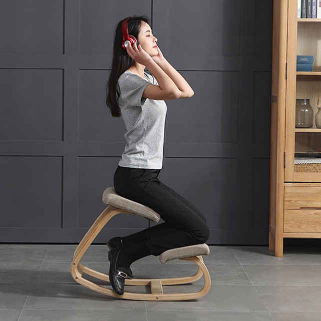 Kneeling Chair Stool Office Furniture Wooden Kneeling ...