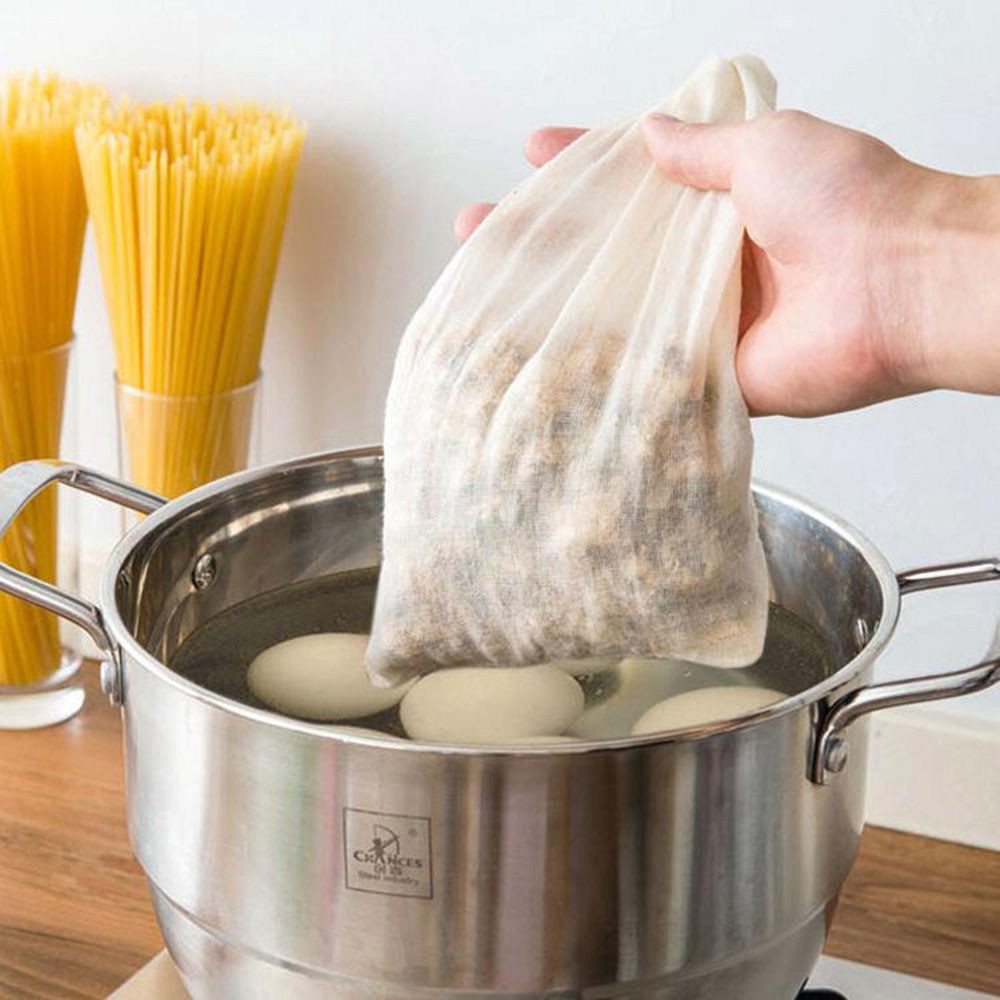 Linen Strainer Reusable Filter Bags Soup Bag Chinese Medicine Shopee