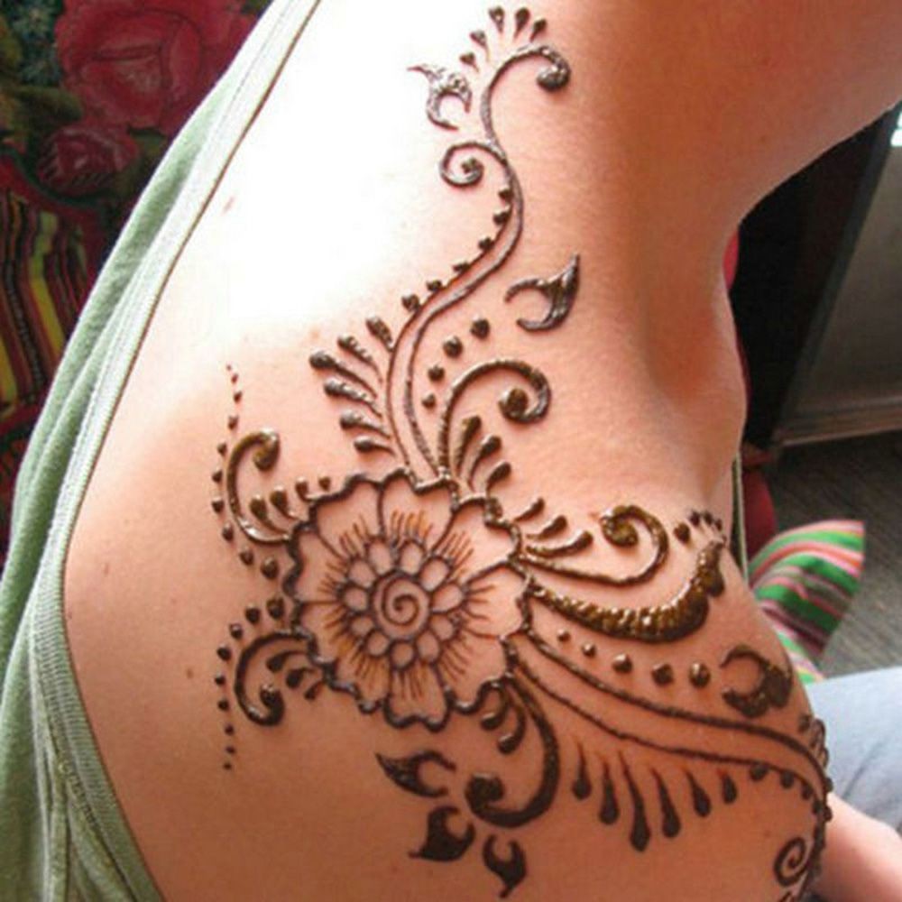 Wow 28 Gambar Tato  Dengan Henna