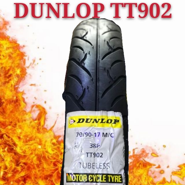 Dunlop Tyre Tt902 38p Tubeless 70 90 17 M C Shopee Singapore