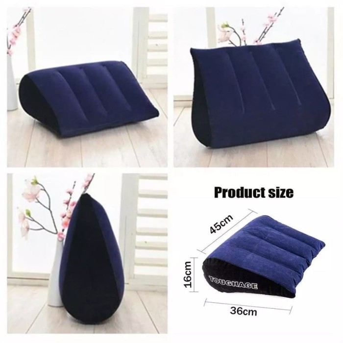 inflatable triangle pillow