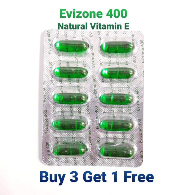 10 Capsules Evizone 400 Natural Vitamin E Hair Skin Nail Care Pigmentation  Whitening Glow Skin Hair Loss | Shopee Singapore