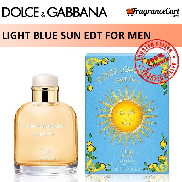 d&g light blue sun pour homme