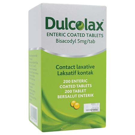 Dulcolax Tablets 5mg 200s Shopee Singapore