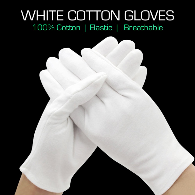 long fabric gloves