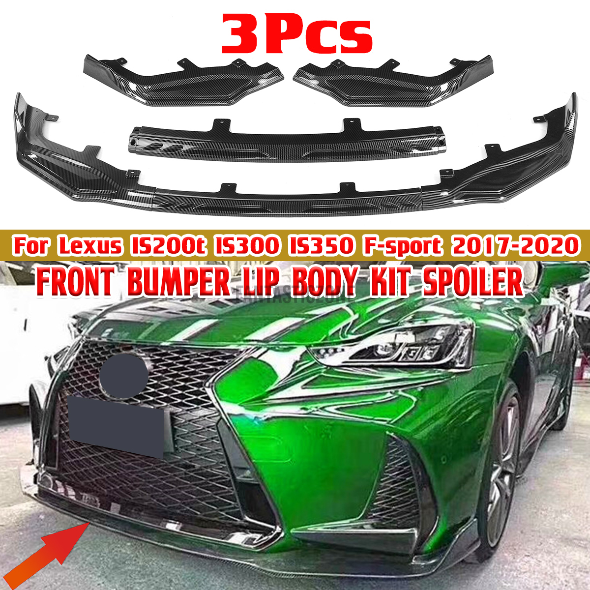 2017 lexus is300 front lip