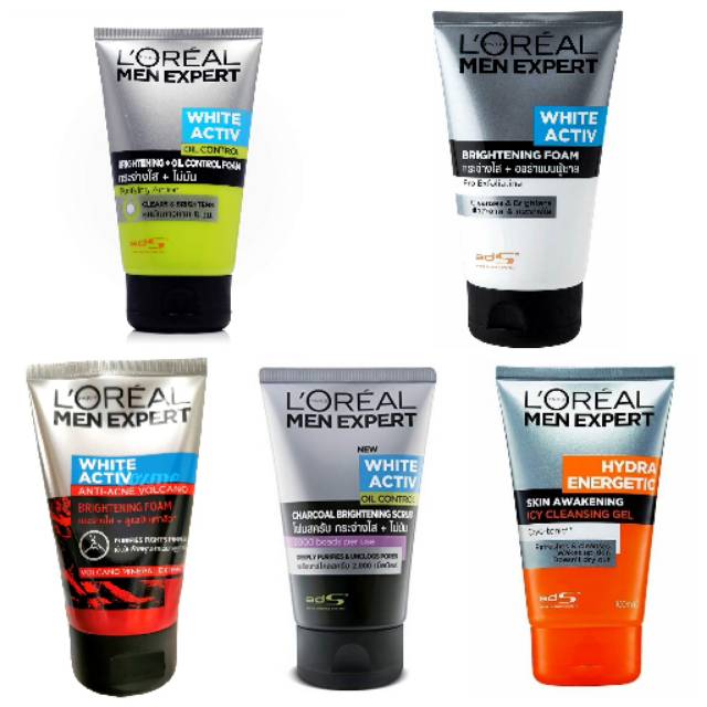 loreal men facial wash