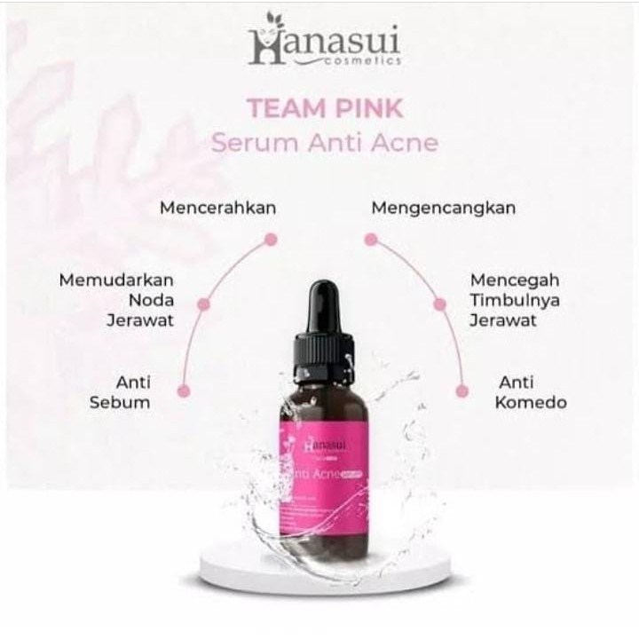 Hanasui Serum Vit C Collagen Anti Acne Serum Vitamin C Serum Gold Whitening Bright Serum Singapore