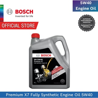 Bosch Premium X7 Fully Synthetic Engine Oil 5W40 (4L)