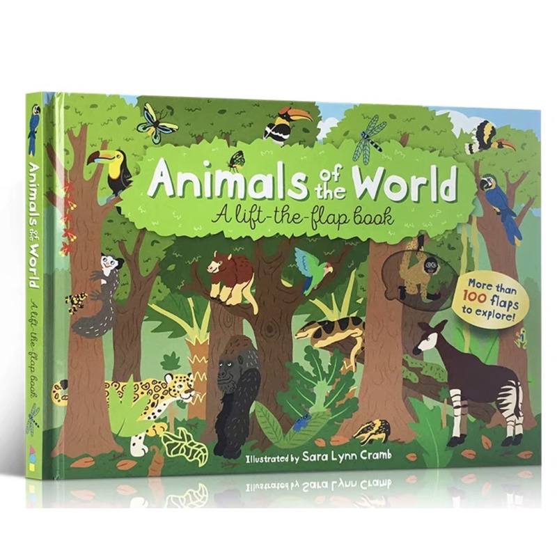 Animals of the World ( A lift- the -flap Interactive board book ...