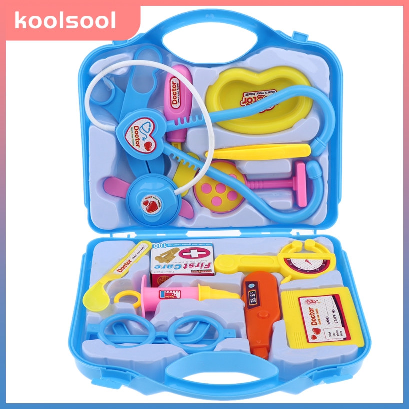 Pretend Kid Doctor Nurse Medical Case Role Play Set Gift Toy Educational Kit 