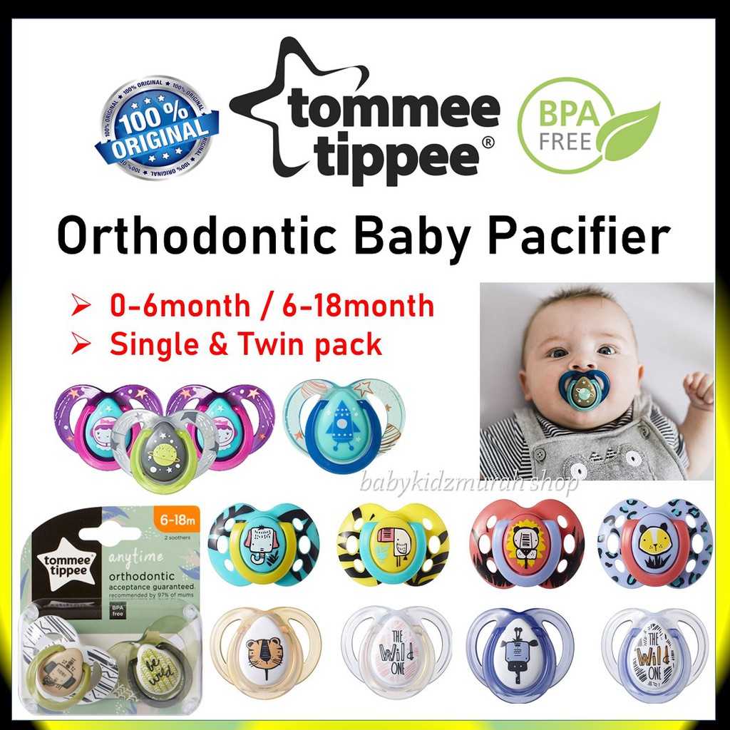 Shop Malaysia Baby Pacifier Tommee Tippee Decorated Orthodontic Baby Soother Puting Baby Anti Jongang Puting Hisap Shopee Singapore