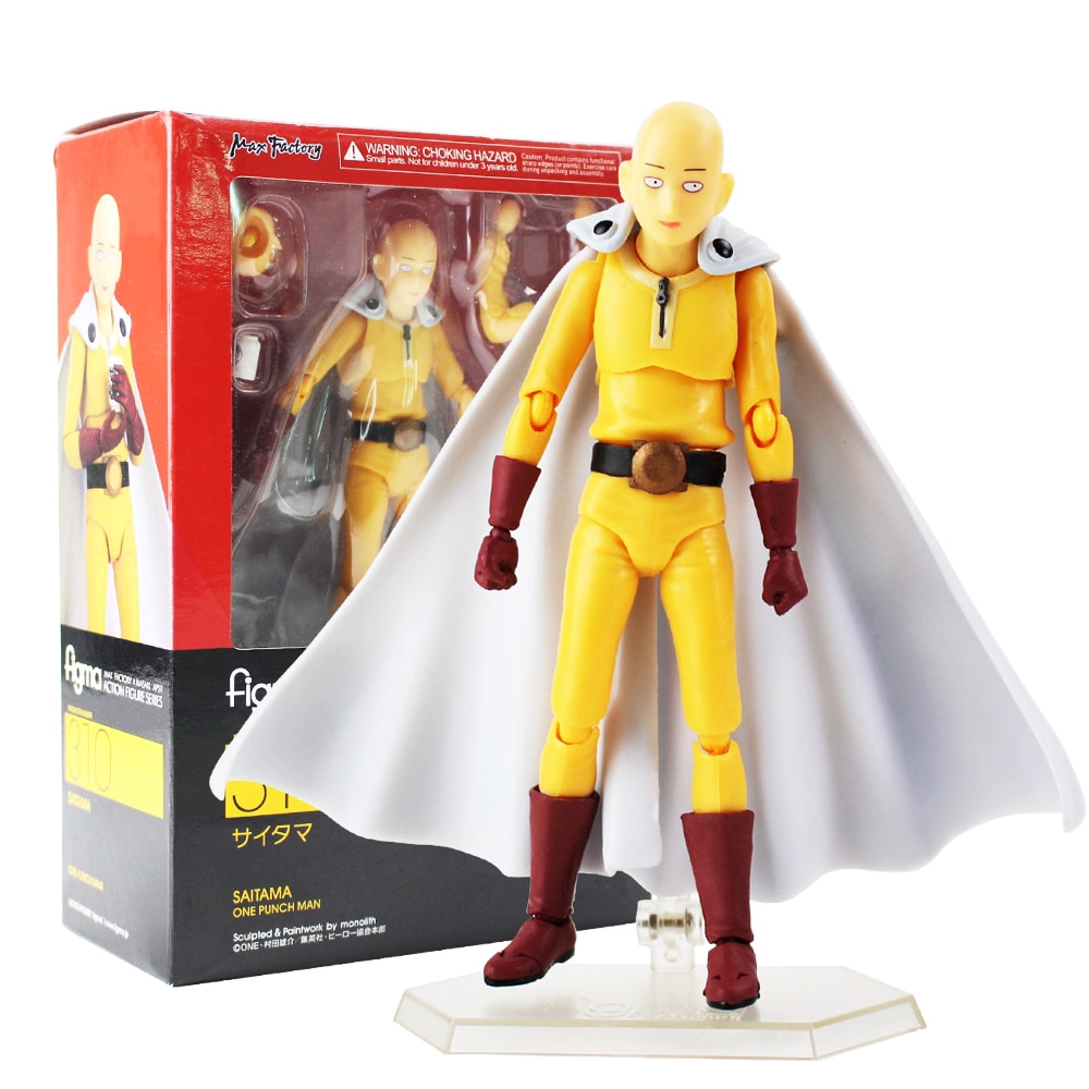 Anime One Punch Man Saitama 14cm Figma 310 Pvc Action Figure Collectible Model Toys Birthday Gift Shopee Singapore - saitama abs roblox