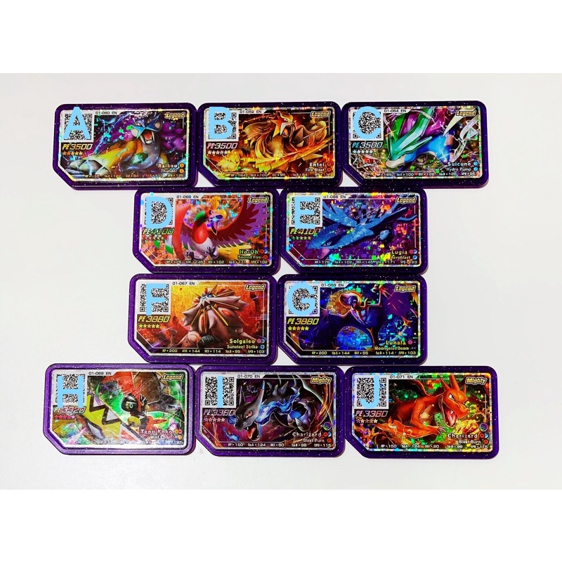 Pokemon Gaole Malaysia Part 1 Full Set 5 Super Powerful Monsters Scannable Malaysia N Singapore Shopee Singapore