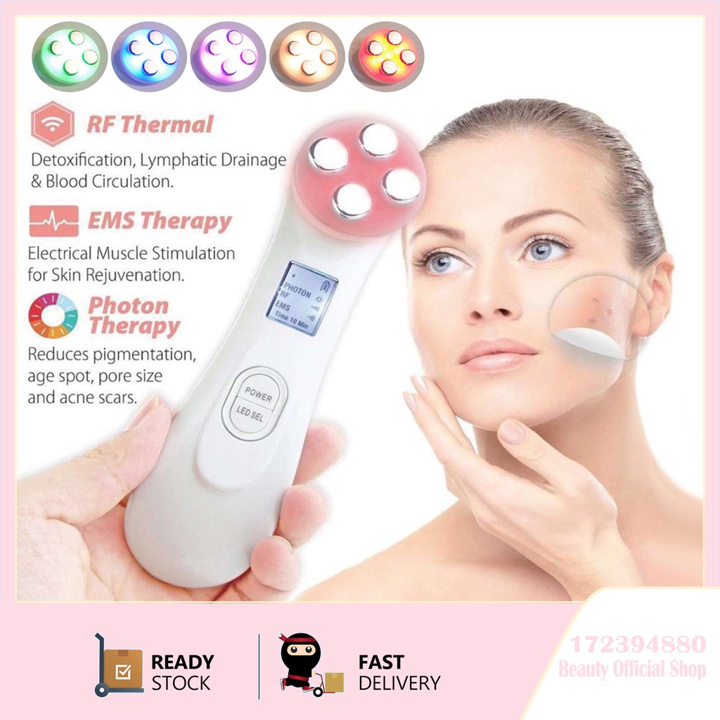 Face Eyes Massager Fairy Stick RF EMS Microcurrent Electroporation