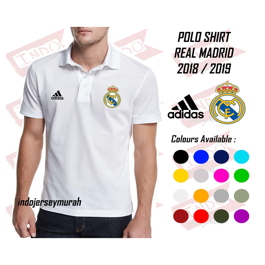 real madrid polo t shirt
