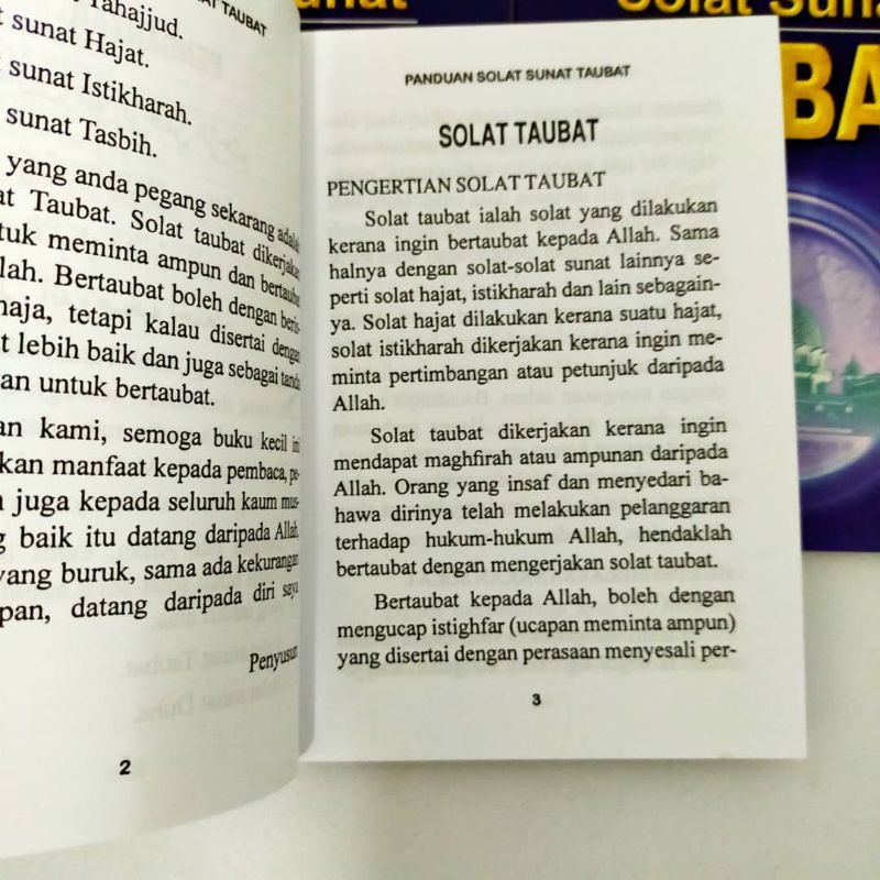 The Book Guide To The Prayer Of Taubat Central Shopee Singapore