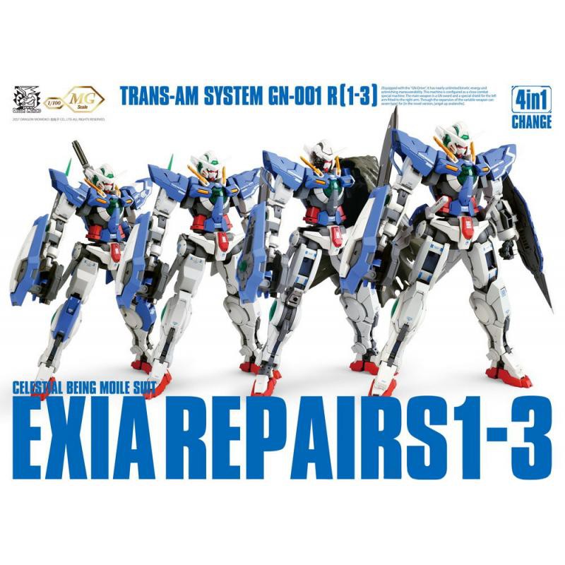 Dragon Momoko Mg 1 100 4 In 1 Gundam Exia Repairs 1 3 Shopee Singapore