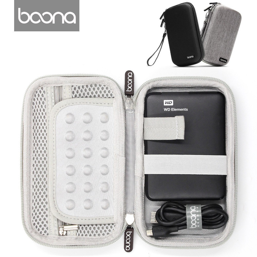 baona Portable Travel Hard Carry Case Shockproof External Hard Disk