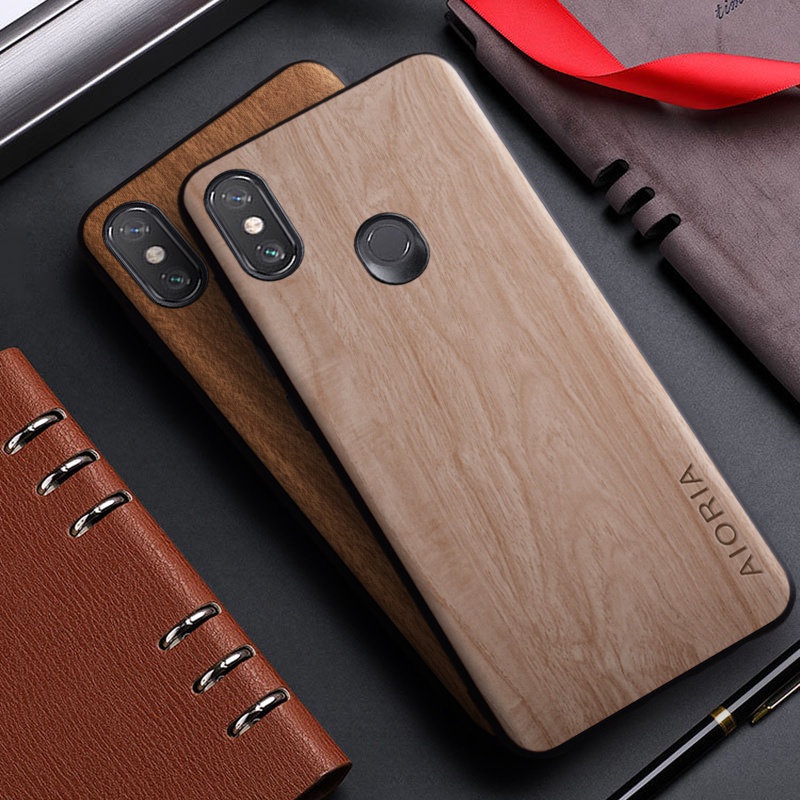 Case for Xiaomi Mi Max 3 A2 Lite A1 A3 Mix 4 3 2S funda bamboo wood pattern Leather back cover for xiaomi mi max 3 mix 2s 4 case