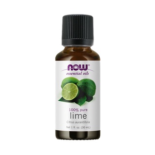 NOW Essential Oils, Lime Oil, Citrus Aromatherapy Scent, Cold Pressed, 100% Pure, Vegan, Child Resistant (30 ml) #0