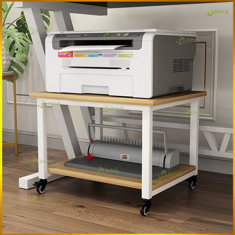 [Customizable] printer rack with wheels floor desktop storage rack