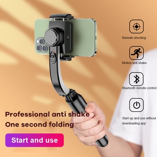 Handheld Gimbal Stabilizer Foldable Selfie Stick Tripod Smartphone Bluetooth Stabilizer Anti Shake  PTZ Video Shooting Vlog Tripod