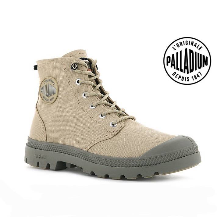 palladium olive casual boots
