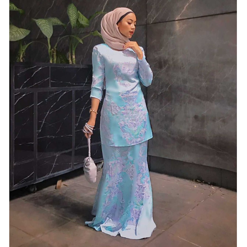  Baju  Kurung Moden Raya  2022 Batik Printed Baju  Raya  Kurung 