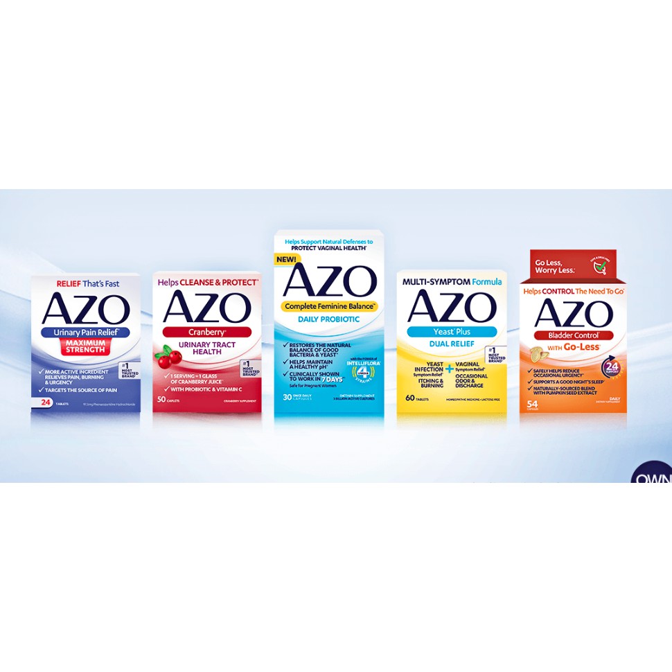  Ready Stock Azo Women s Health Yeast Infection Relief Urinary Pain