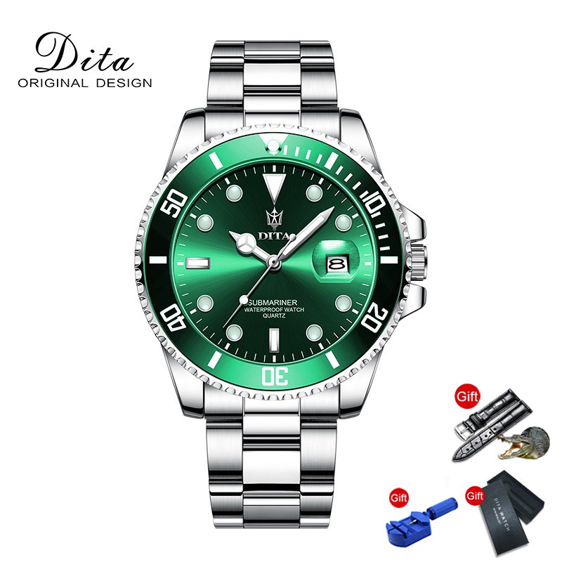 DITA Brand Luxury Men Watch Waterproof Chronograph Quartz Wristwatch ...