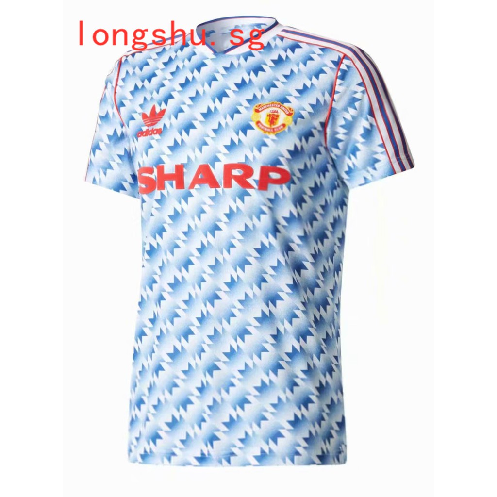 retro man u shirt