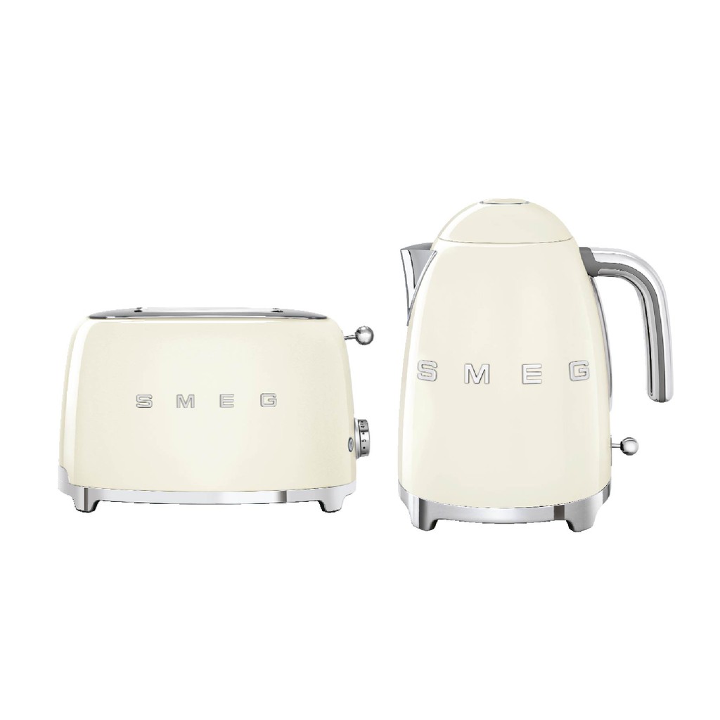 Smeg Breakfast Set TSF01CRUK + KLF03CRUK (Cream) | Shopee Singapore