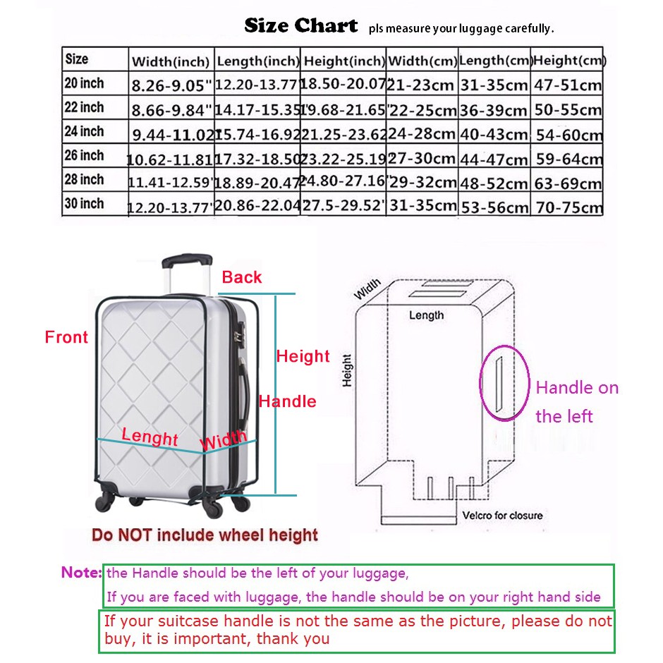 luggage size 30 inch