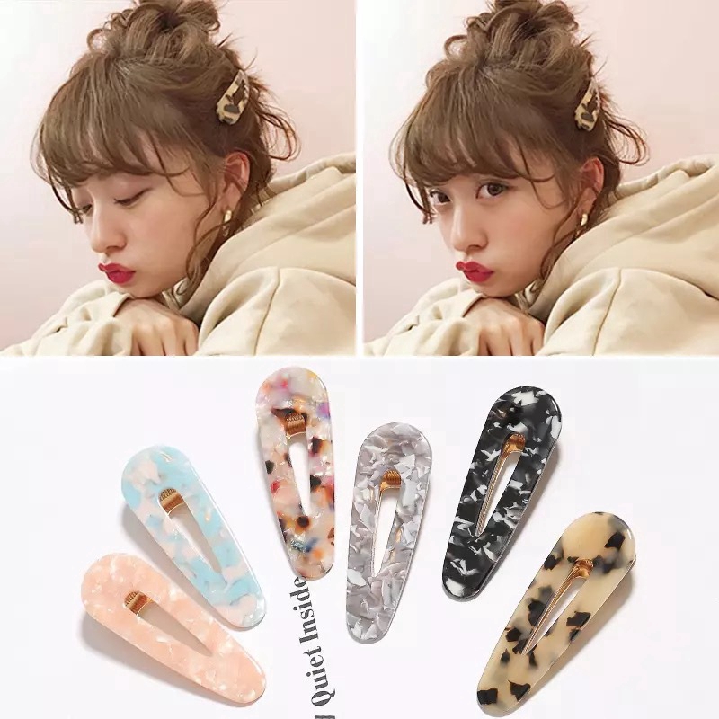 Ins Popular Fashion Girls Korean Style Hair Clips Women Vintage
