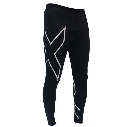 black and white compression pants