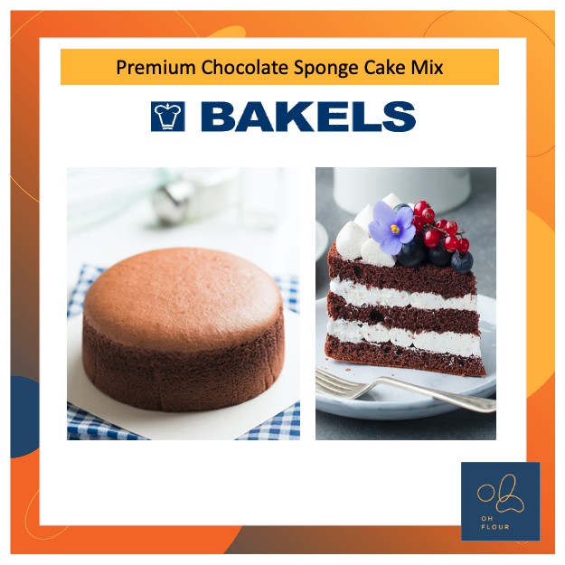 Shop Malaysia Premium Chocolate Sponge Cake Mix Bakels 250g 500g Tepung Cokelat Span Premix 巧克力海绵蛋糕预拌粉 Shopee Singapore